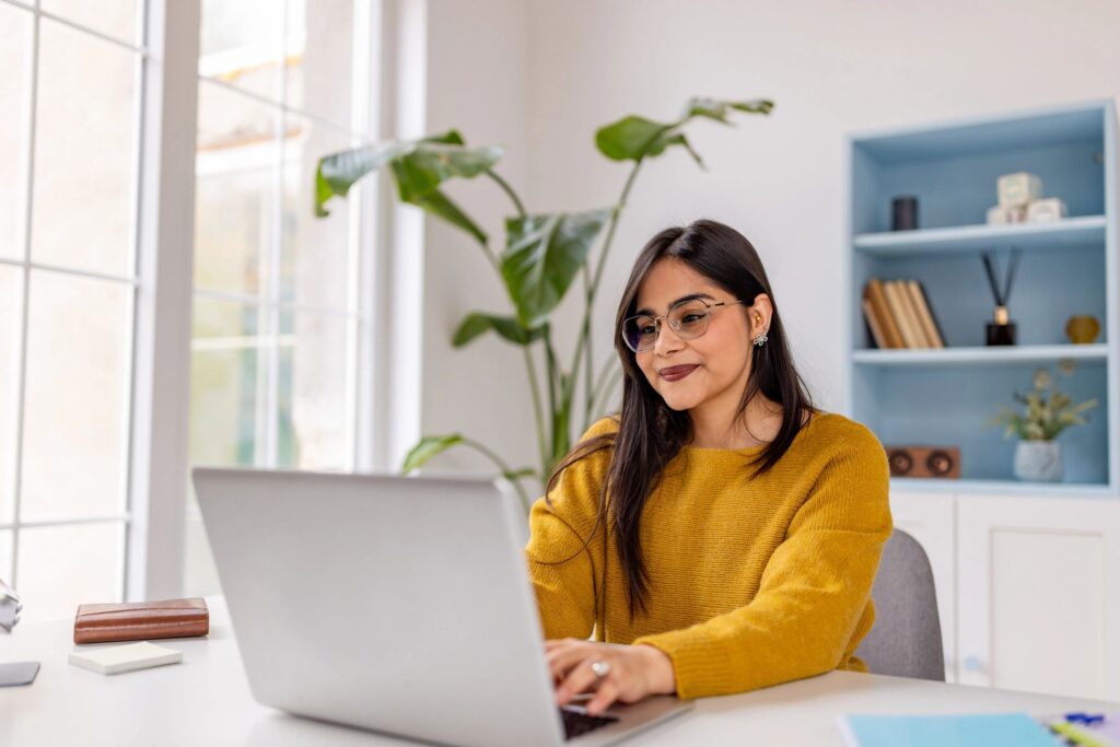 diverse professionals learning online